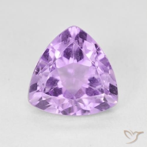 3.15ct طبيعي بنفسجى وردى لامع جمشت, مثلثى, قليلا جدا