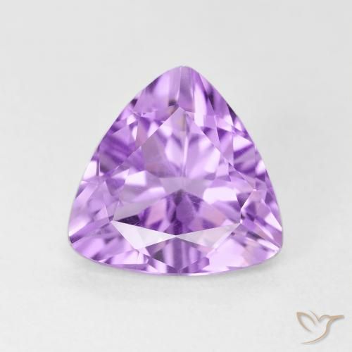 2.79ct طبيعي بنفسجى وردى فاتح جمشت, مثلثى, VVS-VS