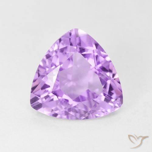 2.81ct طبيعي بنفسجى وردى فاتح جمشت, مثلثى, VVS-VS