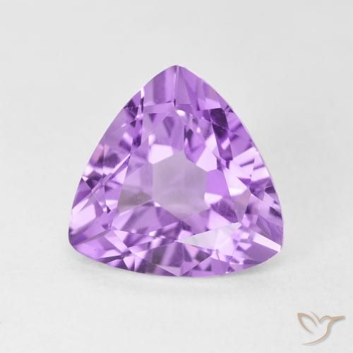 2.86ct طبيعي بنفسجى فاتح جمشت, مثلثى, VVS-VS