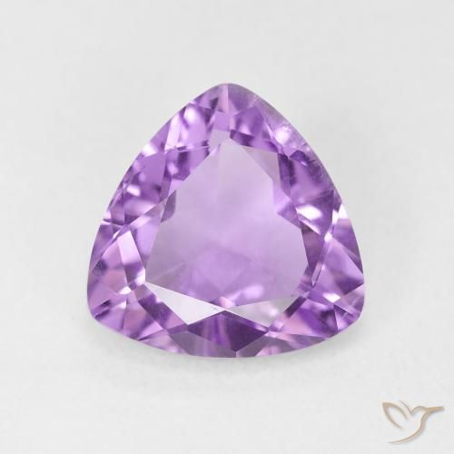 2.53ct طبيعي بنفسجى وردى متوسط جمشت, مثلثى, VVS-VS