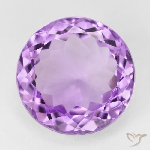 13.78ct طبيعي بنفسجى متوسط جمشت, دائري, VVS