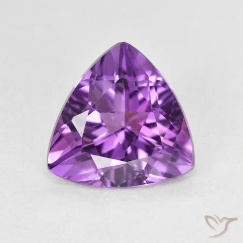 2.61ct طبيعي بنفسجي وردي جمشت, مثلثى, VVS