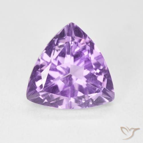 2.85ct طبيعي بنفسجى وردى متوسط جمشت, مثلثى, VVS