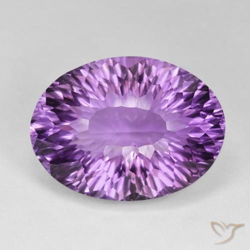 54.18ct طبيعي بنفسجى وردى كثيف جمشت, بيضوي, VVS