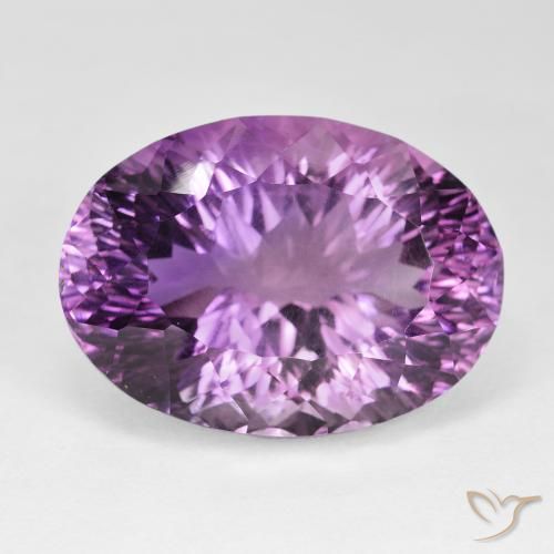 53.31ct طبيعي بنفسجى متوسط جمشت, بيضوي, VVS
