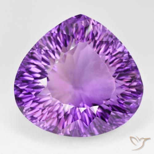 139.93ct طبيعي Medium Dark-Violet جمشت, شكل الكمثرى, VVS