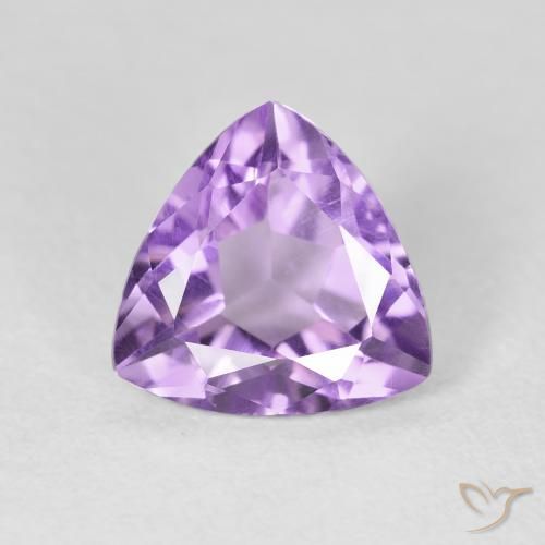 2.57ct طبيعي بنفسجى سوسنى وردى جمشت, مثلثى, VVS-VS