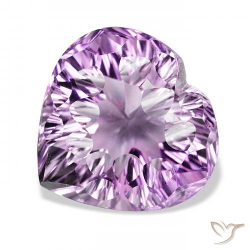 48.61ct طبيعي بنفسجى أرجوانى غامق جمشت, قلب, VVS