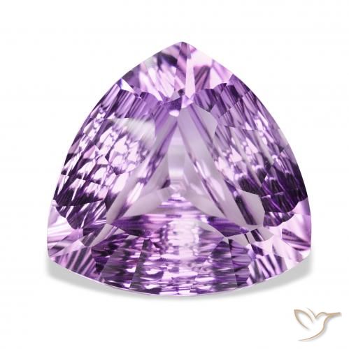 38.65ct طبيعي بنفسجى أرجوانى متوسط جمشت, مثلثى, VVS