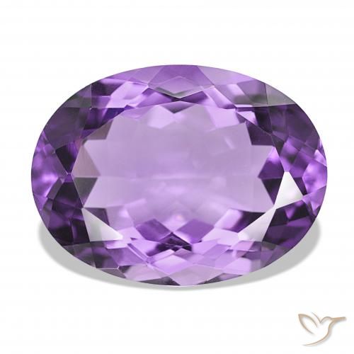 16.40ct بنفسجى حيوى جمشت, بيضوي, IF