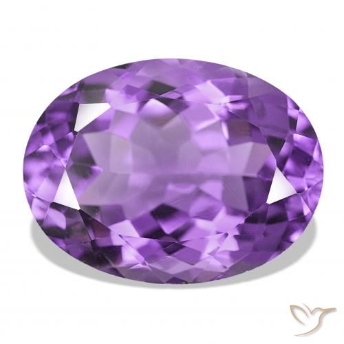 17.99ct بنفسجى كثيف جمشت, بيضوي, IF