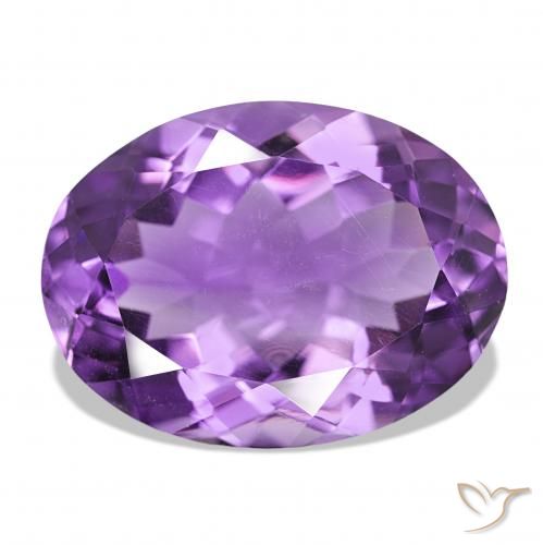 16.75ct بنفسجى أرجوانى غامق جمشت, بيضوي, قليلا جدا