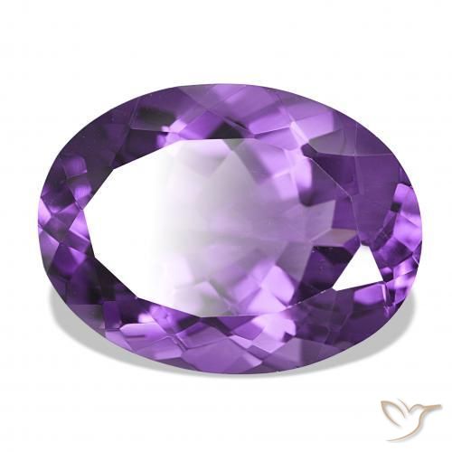 جمشت Medium Dark-Violet طبيعي، بيضوي، 17.08 قيراط، IF