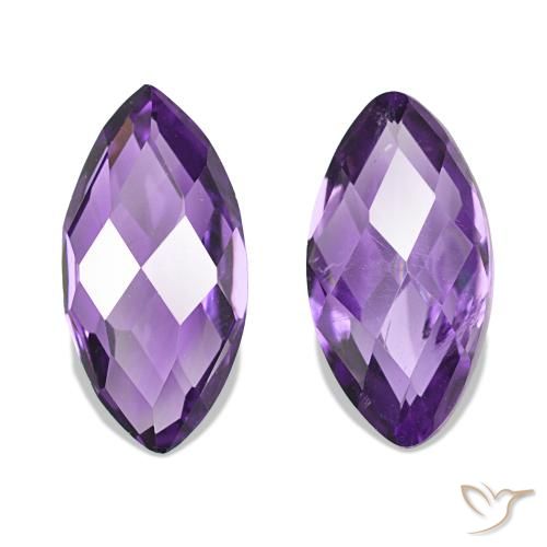 أحجار جمشت Medium Light-Violet طبيعية، ماركيز، قليلا جدا، وزنها 1.14 قيراط