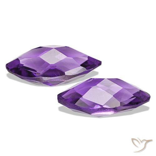 أحجار جمشت Medium Light-Violet طبيعية، ماركيز، قليلا جدا، وزنها 1.14 قيراط