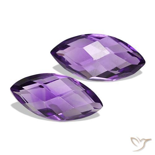 أحجار جمشت Medium Light-Violet طبيعية، ماركيز، VVS-VS، وزنها 1.20 قيراط