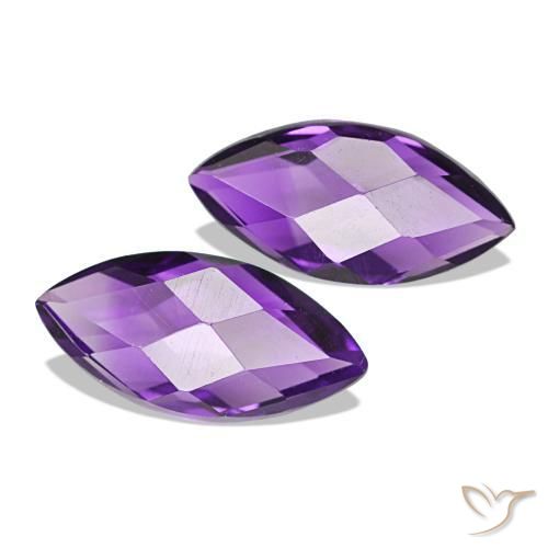 أحجار جمشت Medium Light-Violet طبيعية، ماركيز، VVS-VS، وزنها 1.12 قيراط