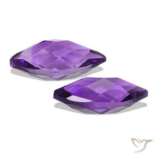 أحجار جمشت Medium Light-Violet طبيعية، ماركيز، VVS-VS، وزنها 1.12 قيراط