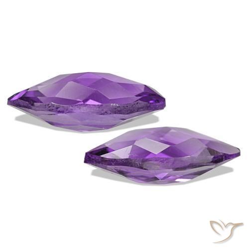 أحجار جمشت Medium Dark-Violet طبيعية، ماركيز، VVS-VS، وزنها 1.06 قيراط