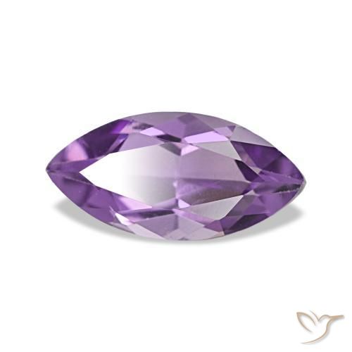 جمشت Medium Light Purplish-Violet طبيعي، ماركيز، 0.92 قيراط، قليلا جدا