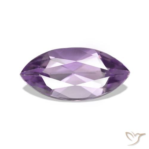 جمشت Medium Light Purplish-Violet طبيعي، ماركيز، 1.06 قيراط، قليلا جدا