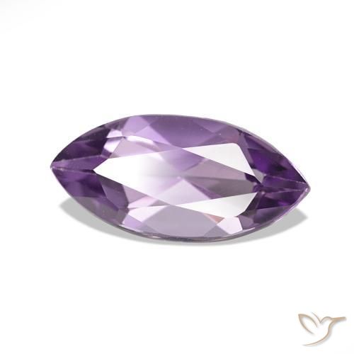 جمشت Medium Light Purplish-Violet طبيعي، ماركيز، 1.06 قيراط، قليلا جدا