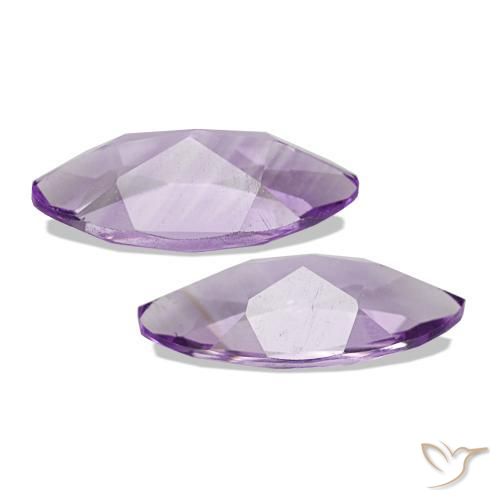 أحجار جمشت Medium Light Purplish-Violet طبيعية، ماركيز، قليلا جدا، وزنها 1.75 قيراط
