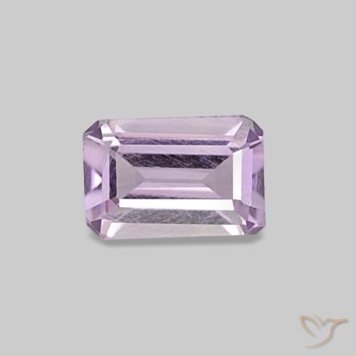 0.49ct بنفسجي جمشت, قص الزمرد, قليلا جدا