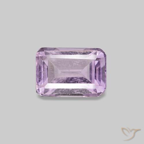 0.57ct بنفسجي جمشت, قص الزمرد, قليلا جدا