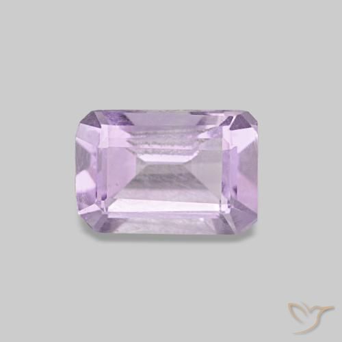 0.51ct بنفسجي جمشت, قص الزمرد, قليلا جدا