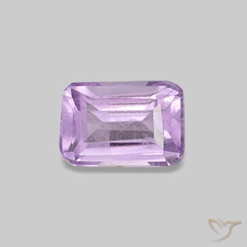 0.50ct بنفسجي جمشت, قص الزمرد, قليلا جدا