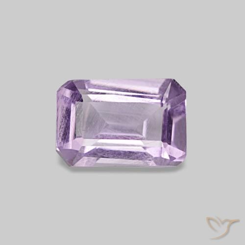 0.49ct بنفسجي جمشت, قص الزمرد, قليلا جدا