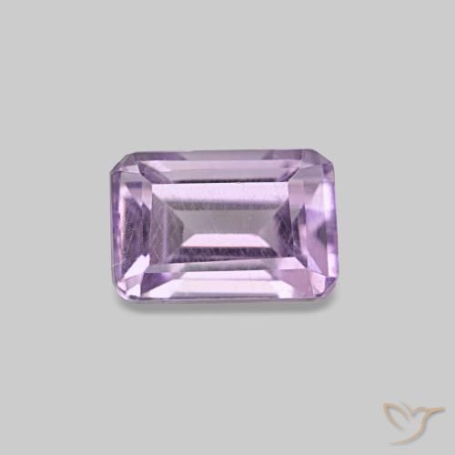 0.62ct بنفسجي جمشت, قص الزمرد, قليلا جدا