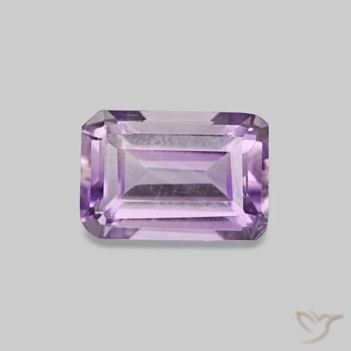 0.58ct بنفسجي جمشت, قص الزمرد, قليلا جدا