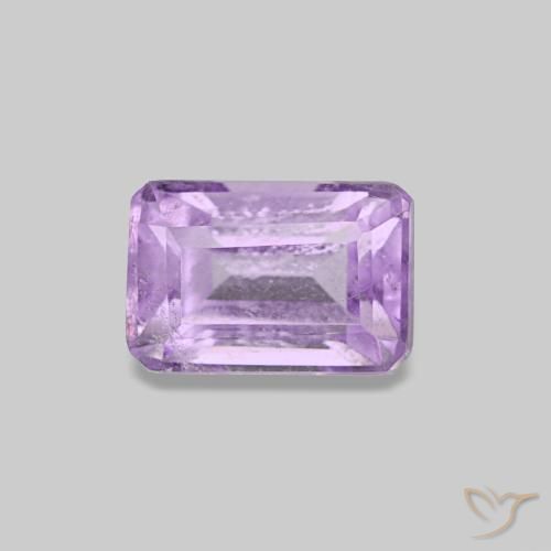 0.62ct بنفسجي فاتح جمشت, قص الزمرد, VS-SI