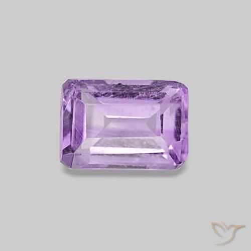 0.52ct بنفسجي جمشت, قص الزمرد, VS-SI