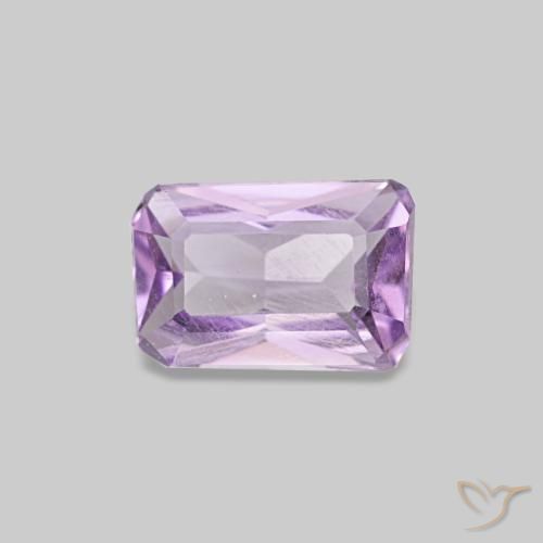 0.42ct بنفسجي جمشت, قص الزمرد, قليلا جدا