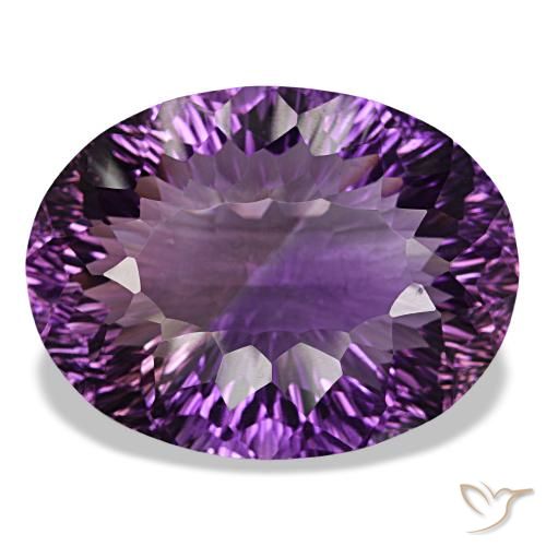 83.18ct بنفسجى متوسط جمشت, بيضاوي, قليلا جدا