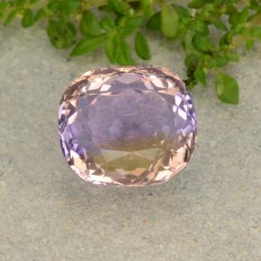 أميترين ثنائية اللون طبيعي، قصة بيضاوى، 4.63 قيراط، VVS