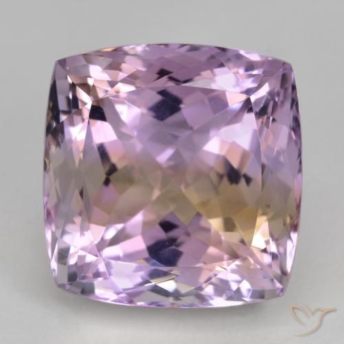 31.12ct طبيعي ثنائية اللون أميترين, وسادة, VVS