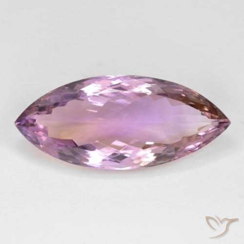 21.45ct طبيعي ثنائية اللون أميترين, ماركيز, قليلا جدا