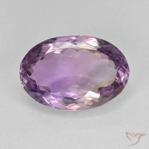 8.90ct طبيعي ثنائية اللون أميترين, بيضوي, VVS