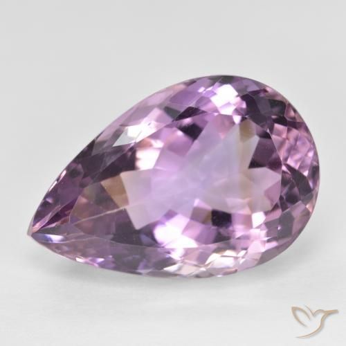 16.84ct طبيعي ثنائية اللون أميترين, شكل الكمثرى, VVS