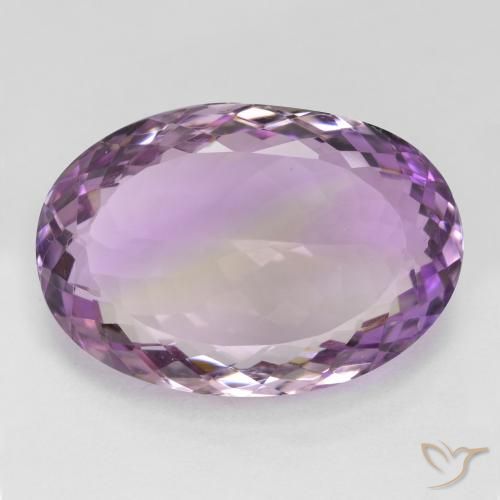 20.00ct طبيعي ثنائية اللون أميترين, بيضوي, VVS