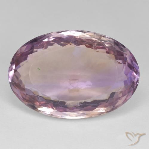 23.52ct طبيعي ثنائية اللون أميترين, بيضوي, قليلا جدا
