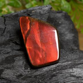 أموليت متعدد الألوان طبيعي، شكل خيالي، 6.67 قيراط، غير شفاف