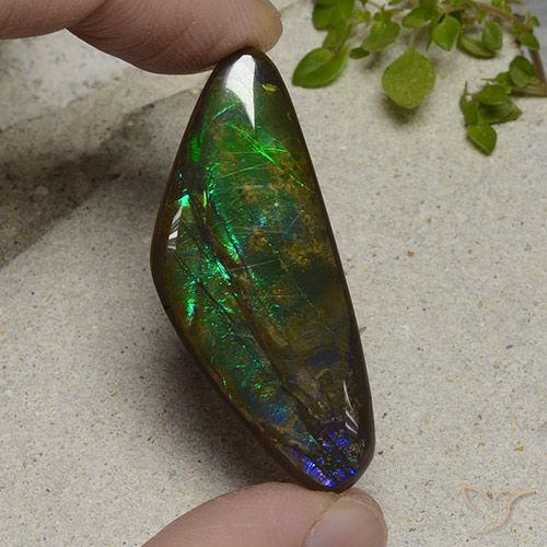 22.28ct طبيعي متعدد الألوان أموليت, فانسى, غير شفاف
