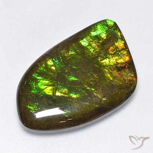 18.89ct طبيعي متعدد الألوان أموليت, فانسى, غير شفاف