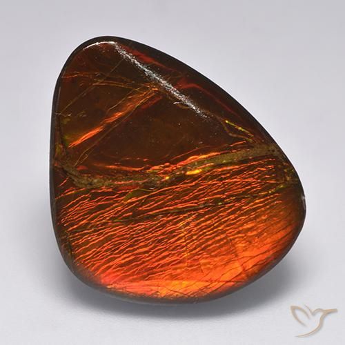 22.11ct طبيعي متعدد الألوان أموليت, فانسى, غير شفاف